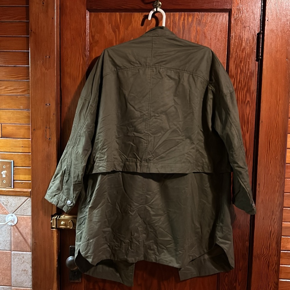 Zara army green coat - Picture 4 of 5